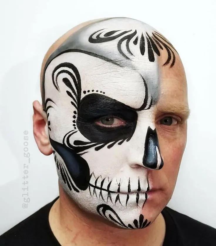Pin de Kylie Gomez en Faces by other painters | Maquillaje de cara de halloween, Maquillaje día de los muertos, Maquillaje de ojos loco Pin de Kylie Gomez en Faces by other painters | Maquillaje de cara de halloween, Maquillaje día de los muertos, Maquillaje de ojos loco