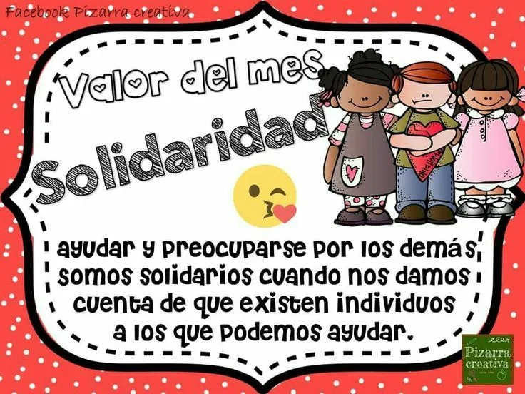 Pin de Laura Garcia en Valores | Valor de la solidaridad, Educación de valores, Imagenes de los valores Pin de Laura Garcia en Valores | Valor de la solidaridad, Educación de valores, Imagenes de los valores