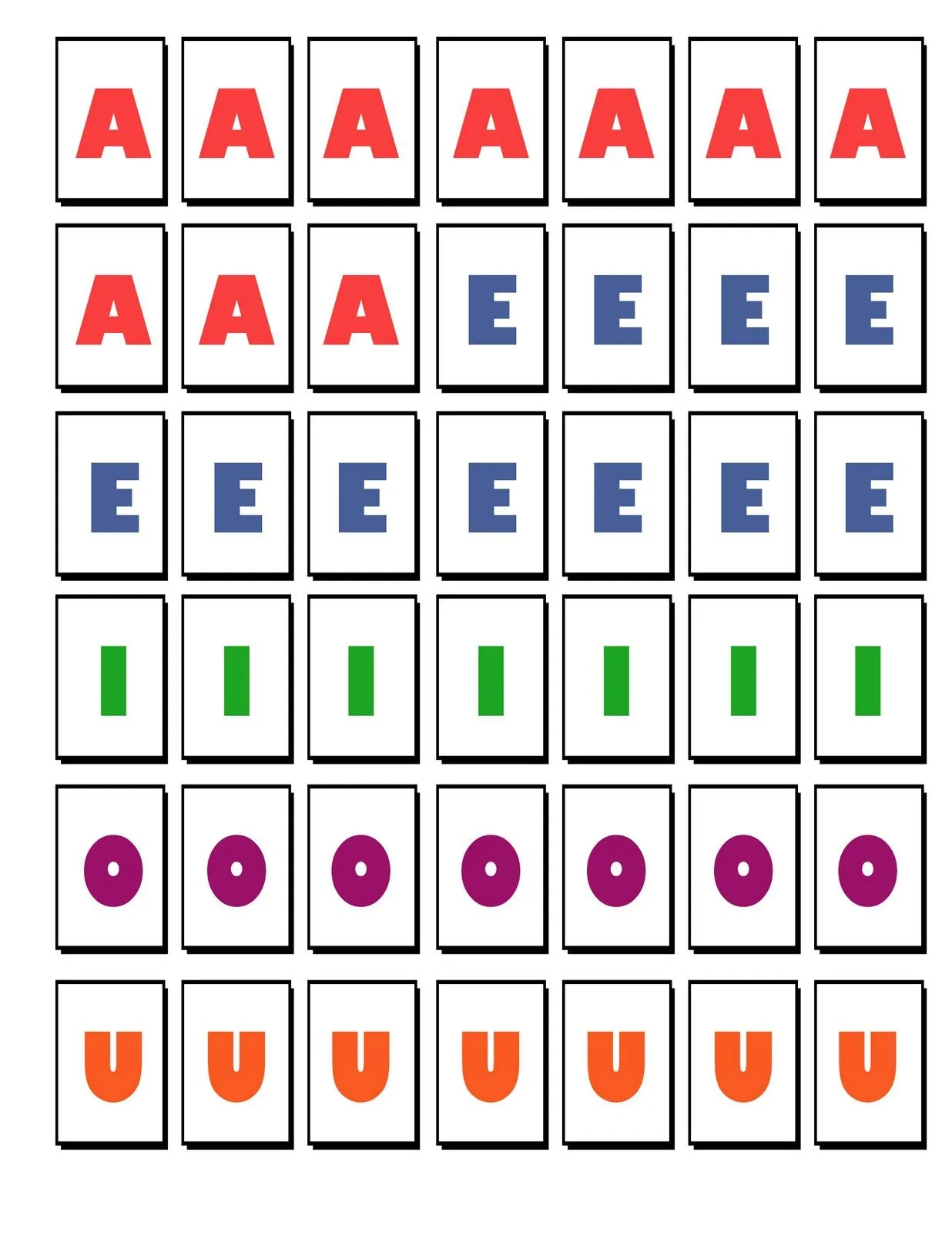 Listo Para imprimir-: Letras para jugar scrable con los niños Listo Para imprimir-: Letras para jugar scrable con los niños