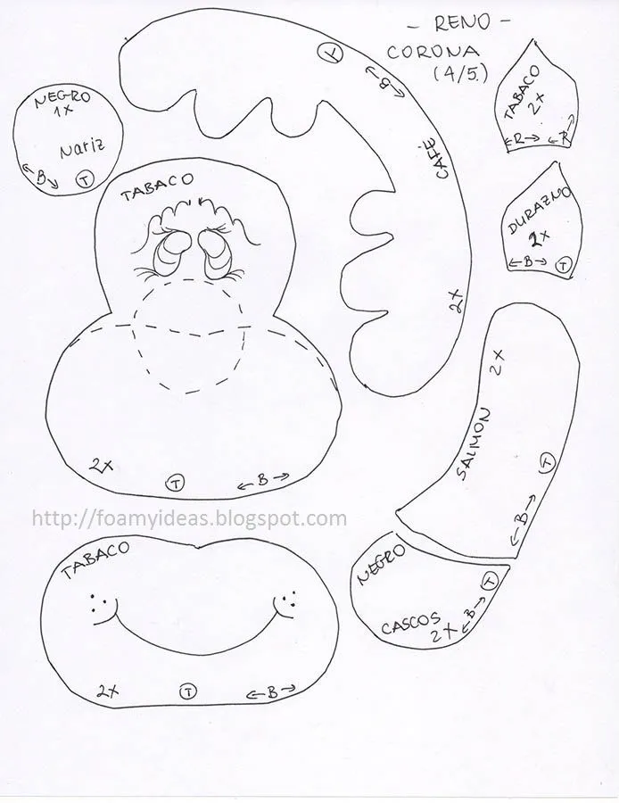 Pin Moldes Corona Navidad Fieltro Kamistad Celebrity Pictures ... Pin Moldes Corona Navidad Fieltro Kamistad Celebrity Pictures ...