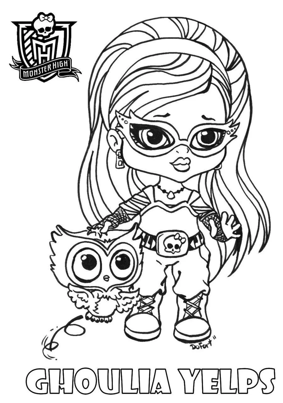 Dibujos de las monster high baby - Imagui