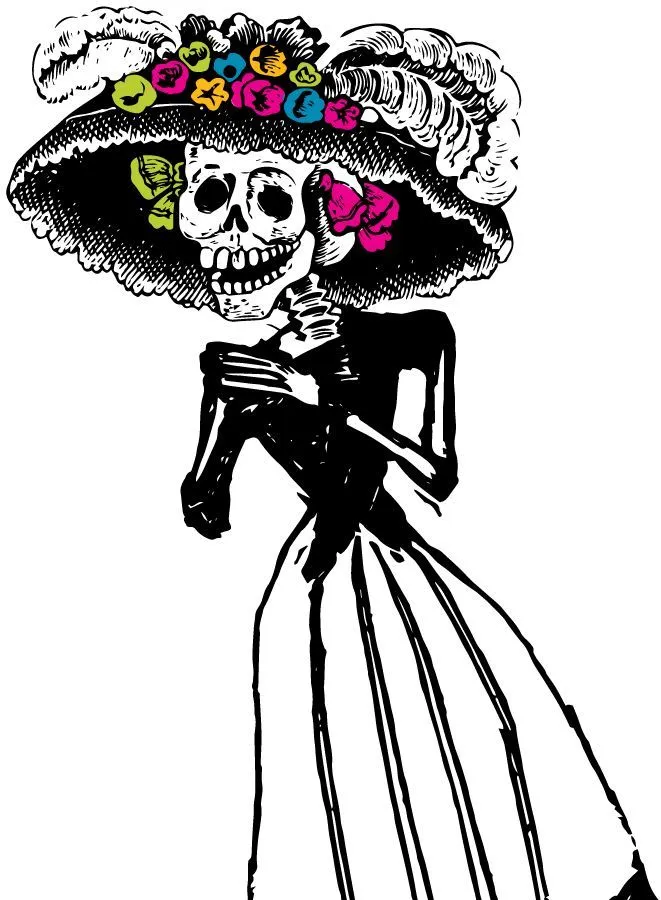 Pin en dia de muertos