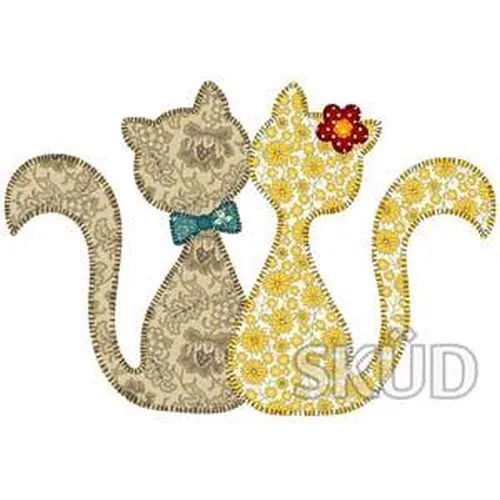 Pin de Neidecsand en Patchwork | Patchwork, Gatos de tela, Diseños de  applique