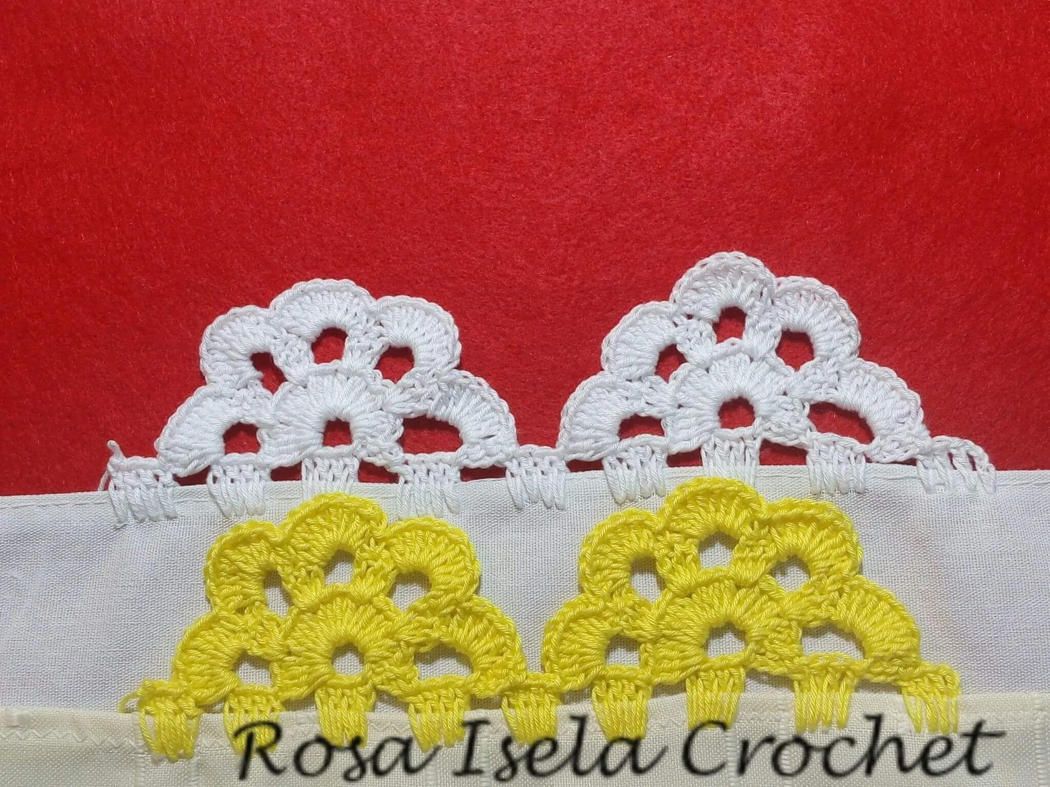 Pin on Orillas para servilletas o manteles