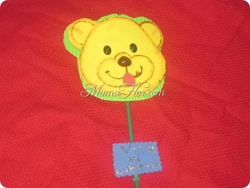 Pin de un Osito Elaborado con Goma Eva - Manualidades MamaFlor