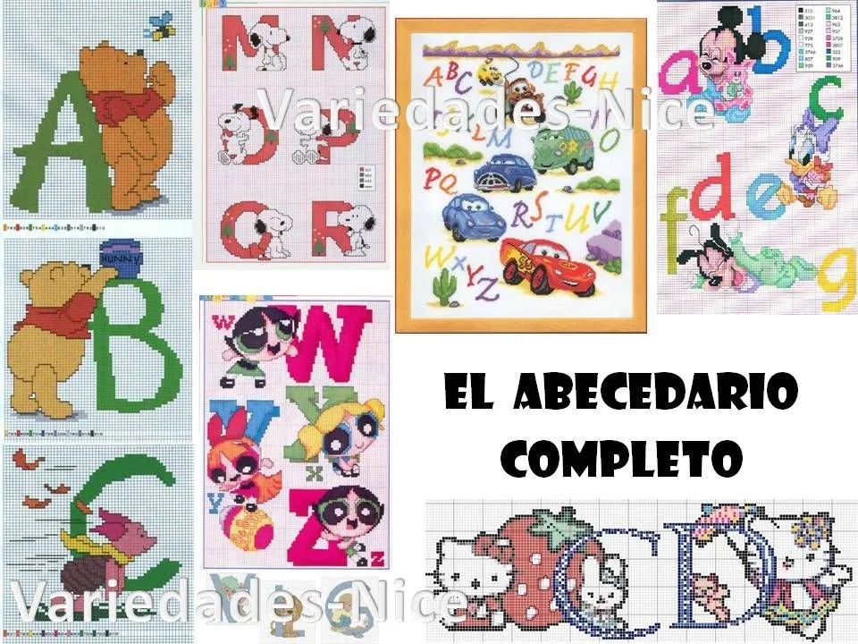 Pin Patrones Y Esquemas Gratis Abecedario A Punto De Cruz Anny ...