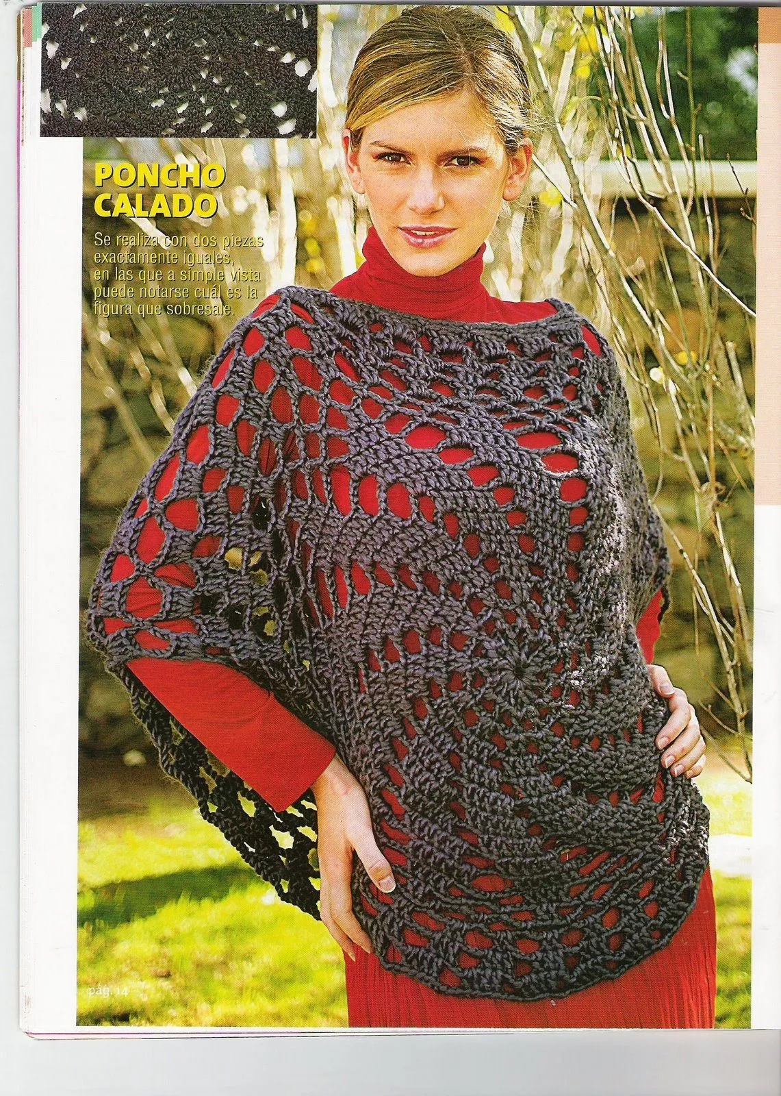 Poncho calado | Mi Rincon de Crochet