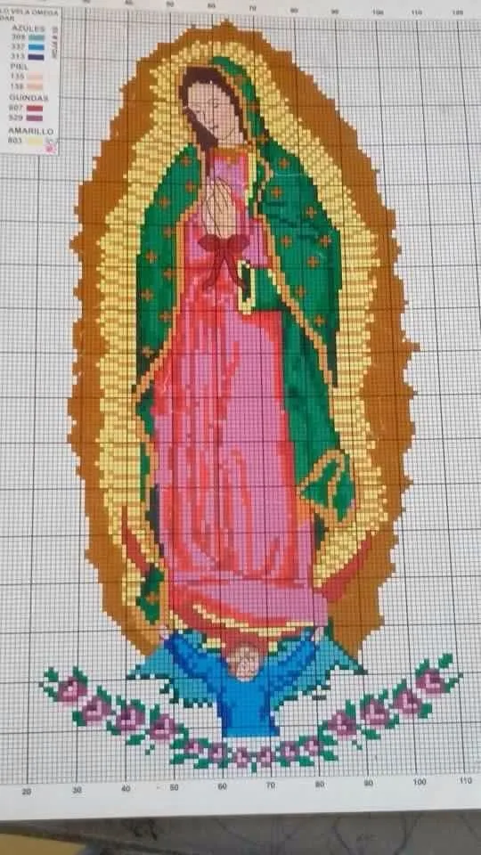 Pin de Pily Hernandez en VIRGENCITAS | Punto de cruz angeles, Cuadros punto  de cruz, Imagenes punto de cruz