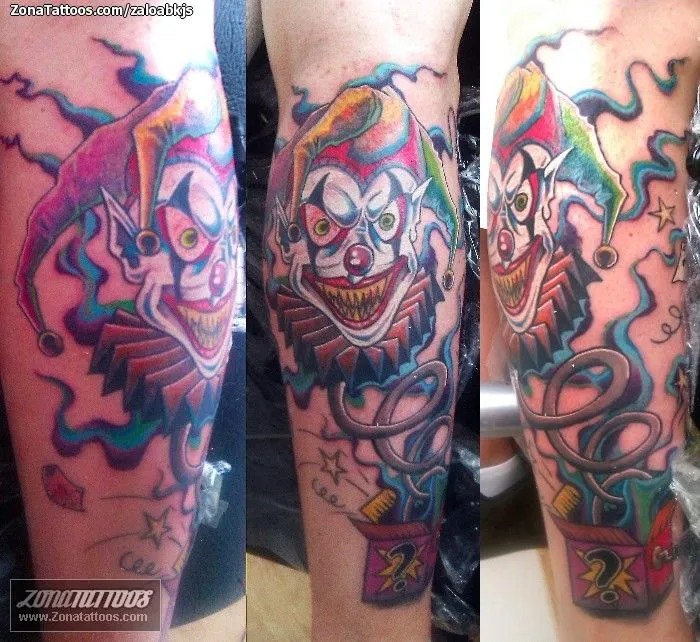 Tatuaje de zaloabkjs - Terror Bufones Arlequines