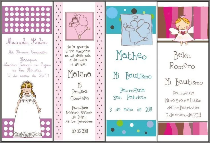 Pin Tarjetas Para Imprimir Gratis De Unin Bautismo San Com ...