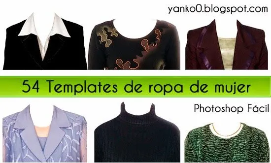 54 Templates de ropa de mujer PSD ~ Photoshop Facil 54 Templates de ropa de mujer PSD ~ Photoshop Facil