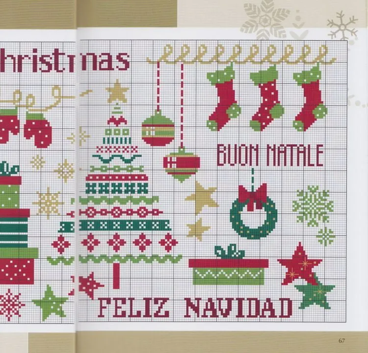Pin en x-stitch borders
