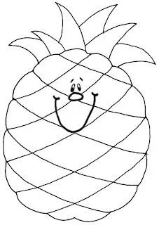 Piña para colorear e imprimir - Imagui
