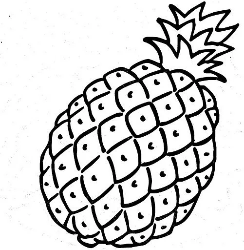 Piña para colorea - Imagui