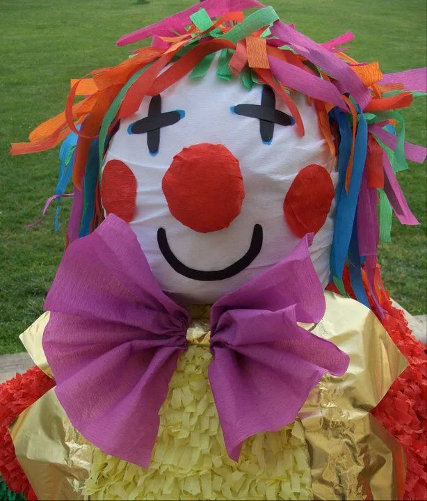 Como hacer una pinata con cara de payaso - Imagui Como hacer una pinata con cara de payaso - Imagui