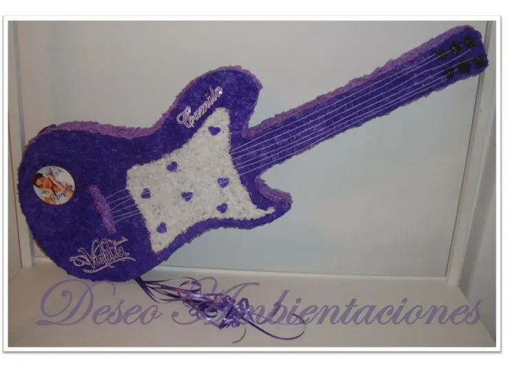 Piñata guitarra de carton corrugado y foamy, goma eva. Fiesta ... Piñata guitarra de carton corrugado y foamy, goma eva. Fiesta ...