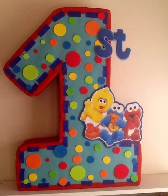 Piñata inspirada en plaza sesamo bebés. Baby Plaza por aldimyshop Piñata inspirada en plaza sesamo bebés. Baby Plaza por aldimyshop