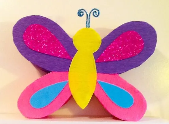 Piñata Mariposa piñatas infantiles piñatas de por aldimyshop