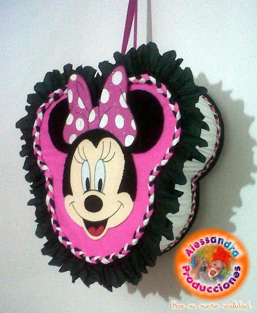 Como hacer la pinata de Minnie - Imagui