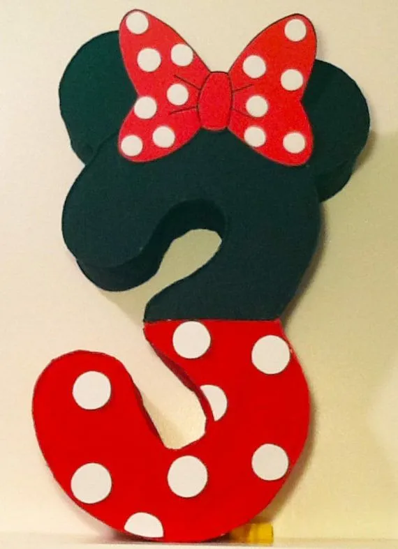 Piñata Minnie Numero minnie mouse decoración por aldimyshop en Etsy Piñata Minnie Numero minnie mouse decoración por aldimyshop en Etsy