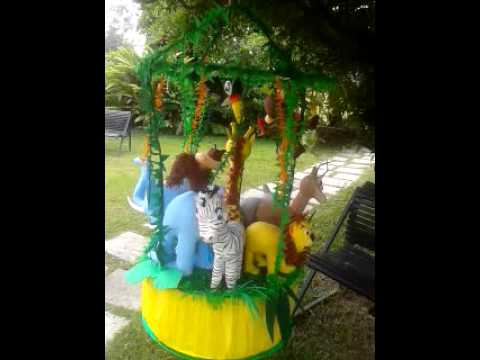 piñata motivo animales de la jungla! - YouTube