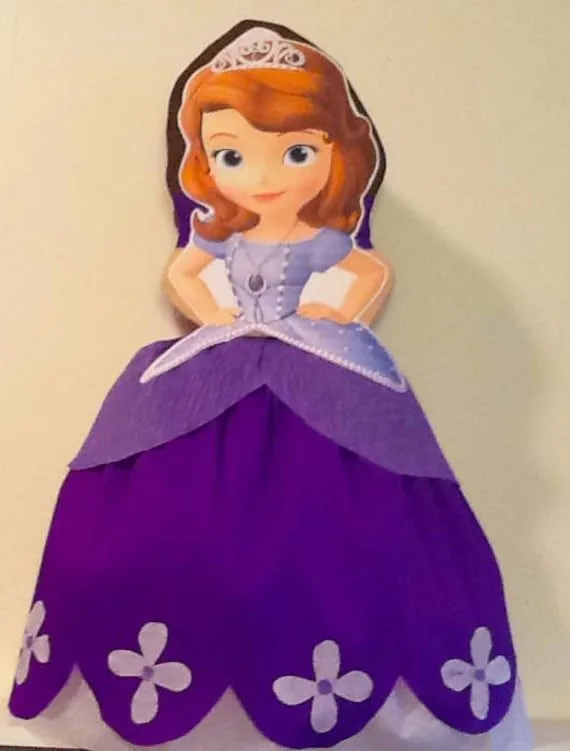 Piñata de la Princesa Sofia fiesta de la princesa por aldimyshop