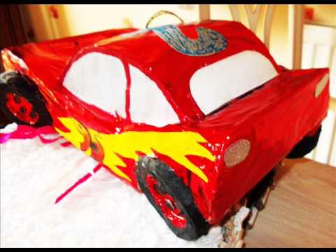 Piñata rayo mcqueen! - YouTube