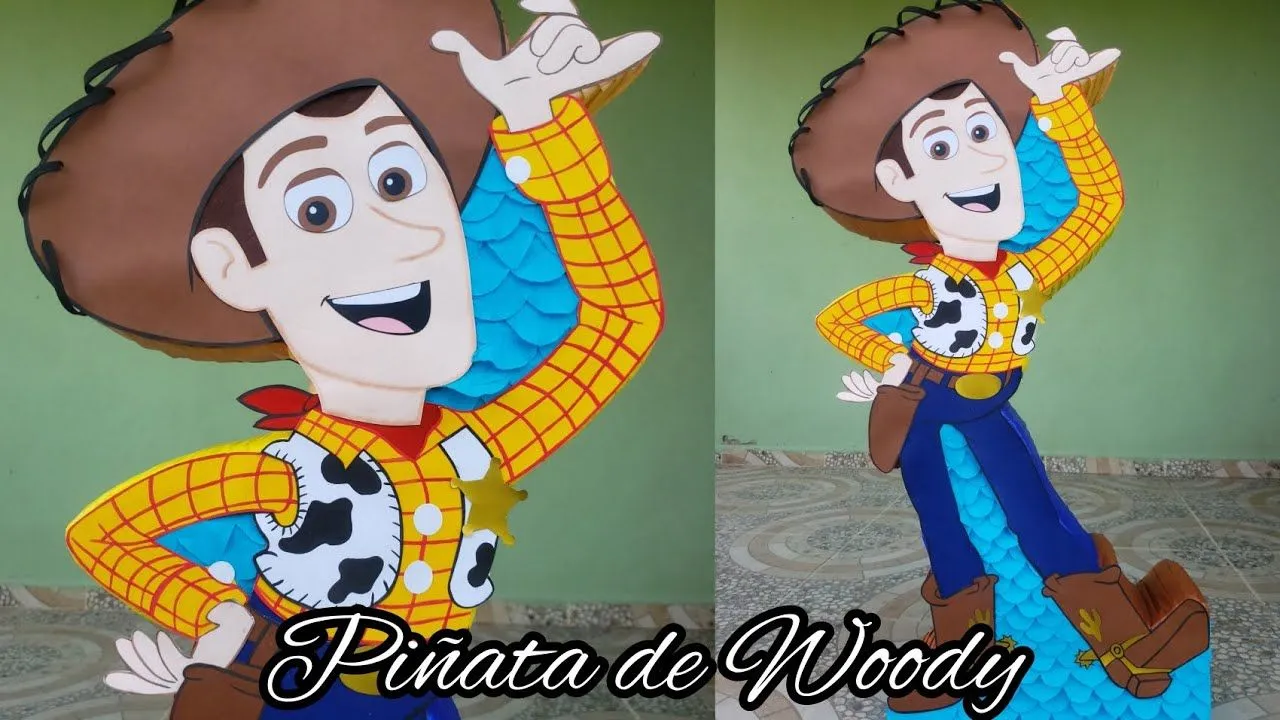 Piñata de Woody | Toy Story | Creaciones Mágicas Sarahí - YouTube Piñata de Woody | Toy Story | Creaciones Mágicas Sarahí - YouTube