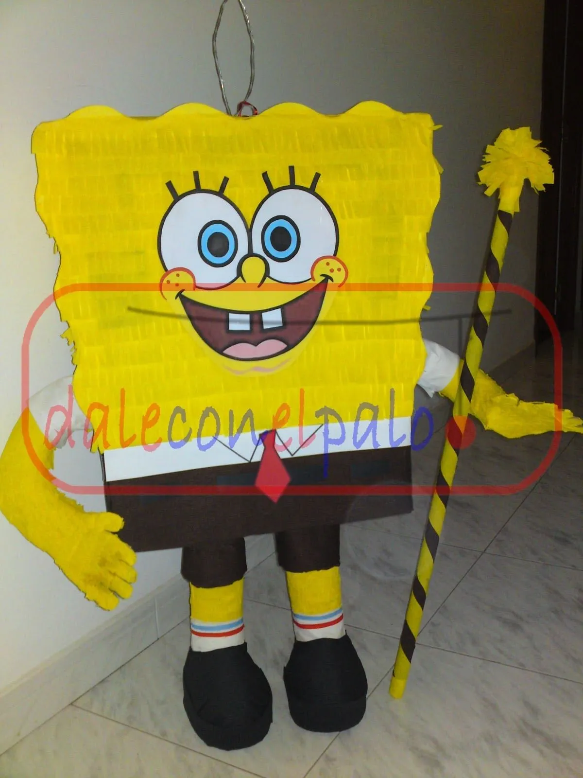 PIÑATAS ARTESANALES daleconelpalo: Piñata de Bob Esponja PIÑATAS ARTESANALES daleconelpalo: Piñata de Bob Esponja