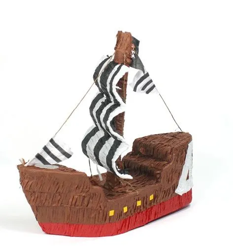 Piñata de barco pirata - Imagui