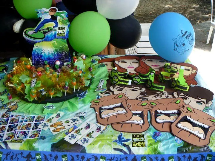 Decoracion de Ben 10 | Las Piñatas de Cristina Decoracion de Ben 10 | Las Piñatas de Cristina