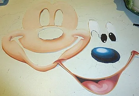 Como hacer caritas de Mickey Mouse - Imagui