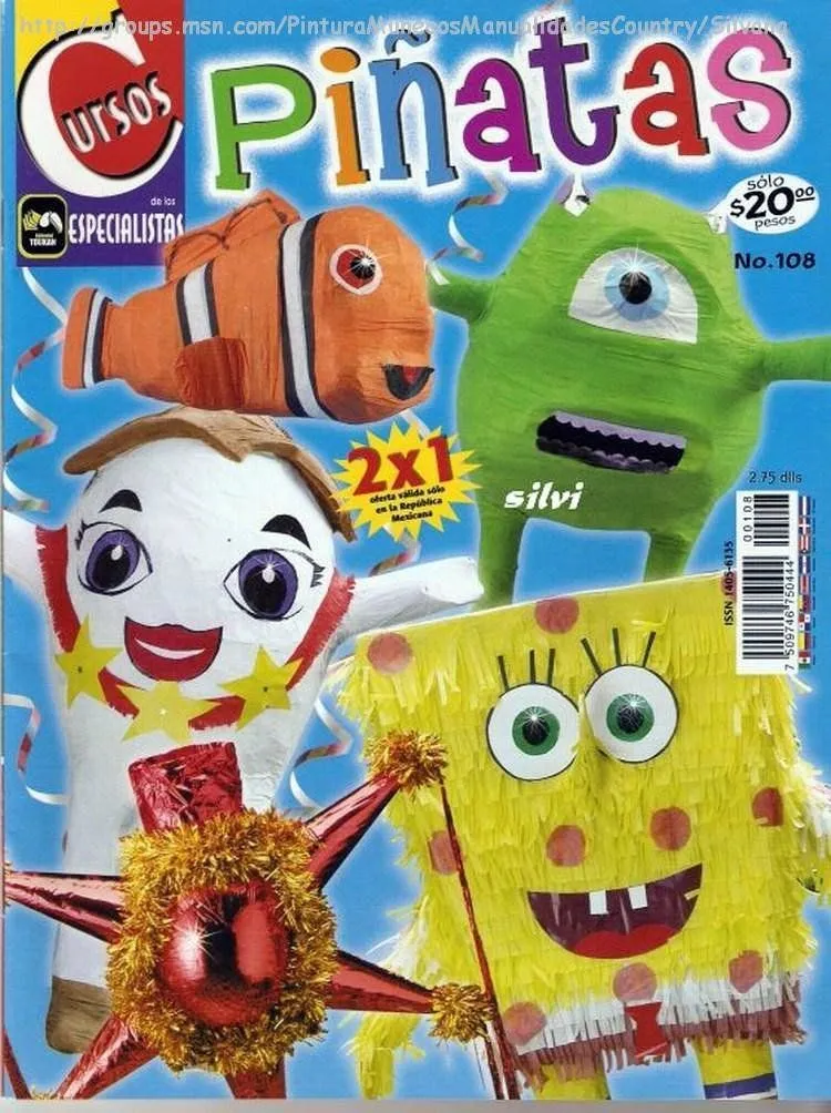 PIÑATAS: Varios modelos fácil de realizar,para alegrar las fiestas ...
