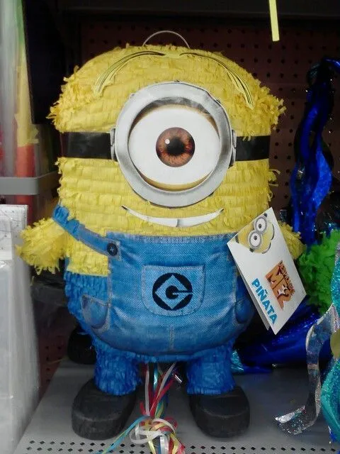 Minion piñata. How cute! | minions rule the earth...... bottom ...