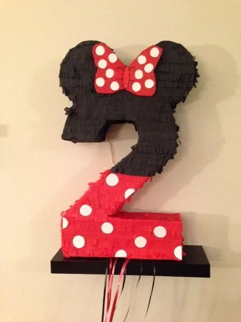 Minnie or Mickey Mouse Number Piñata From Piñatas Plus! Www ...