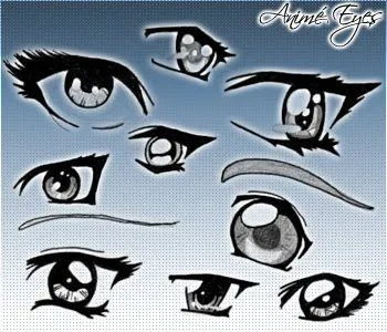 Pinceles de ojos (Anime Eyes Brushes) | Recursos 2D.com Pinceles de ojos (Anime Eyes Brushes) | Recursos 2D.com