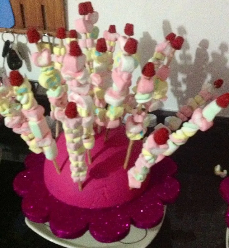 Pinchos de masmelo | Majo spa | Pinterest