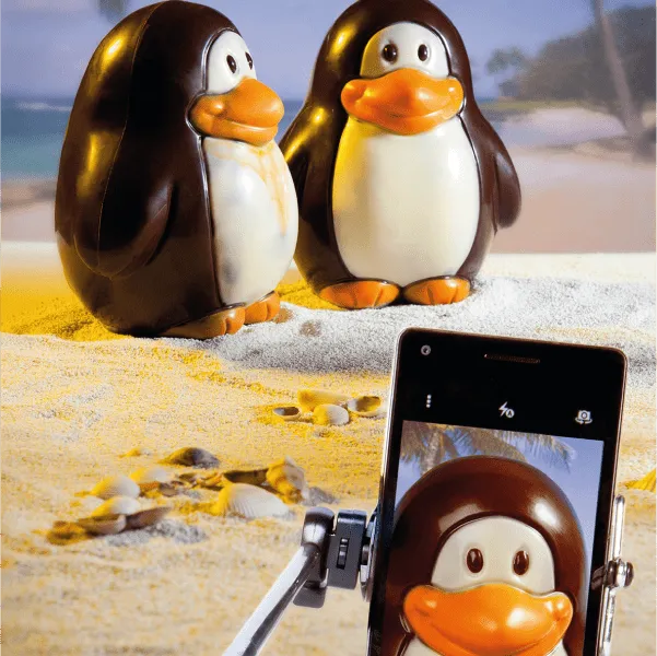 Pingüino 3D 100 mm Molde Magnético HM014