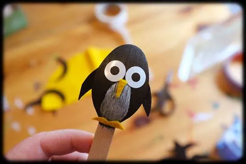 Como hacer un pingüino en foami - Imagui