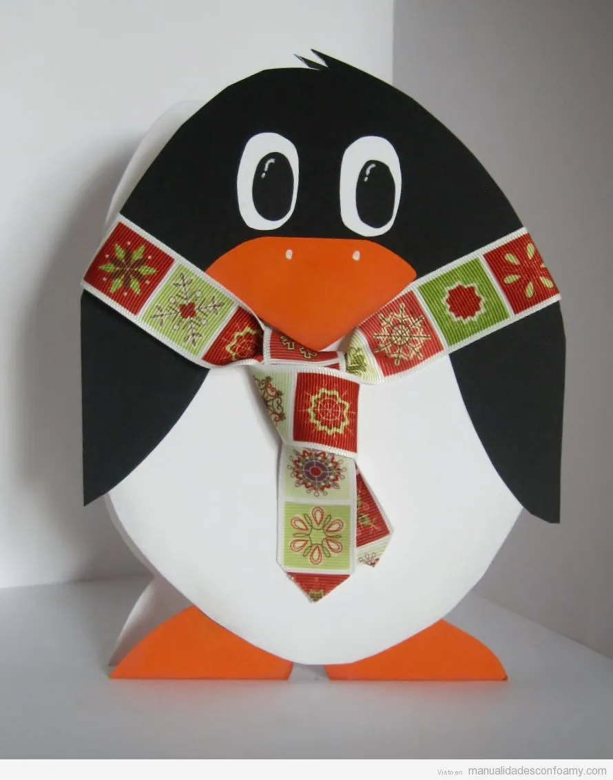 Pingüinos de goma eva adorables para hacer con niños en Navidad • Manualidades con Foamy Pingüinos de goma eva adorables para hacer con niños en Navidad • Manualidades con Foamy
