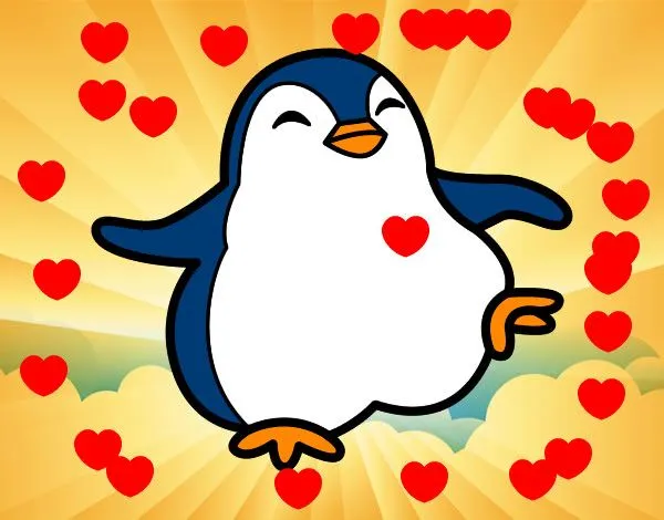 Dibujo de un pinguino muy tierno pintado por Mariana233 en Dibujos ... Dibujo de un pinguino muy tierno pintado por Mariana233 en Dibujos ...