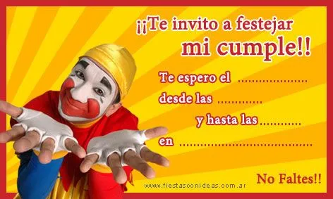 Tarjetas e Invitaciones de cumpleaños para Imprimir - Fiestas ... Tarjetas e Invitaciones de cumpleaños para Imprimir - Fiestas ...