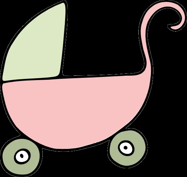 Pink And Green Pram Clip Art at Clker.com - vector clip art online ... Pink And Green Pram Clip Art at Clker.com - vector clip art online ...