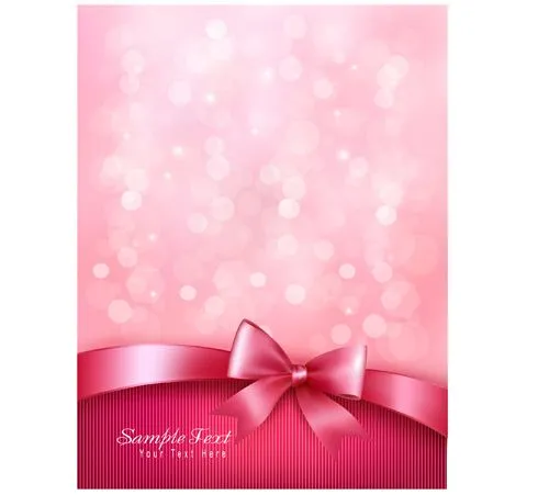 Pink background with bow vector 02 - Free Vector free download Pink background with bow vector 02 - Free Vector free download