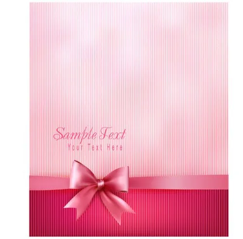Pink background with bow vector 01 - Vector Background free download Pink background with bow vector 01 - Vector Background free download