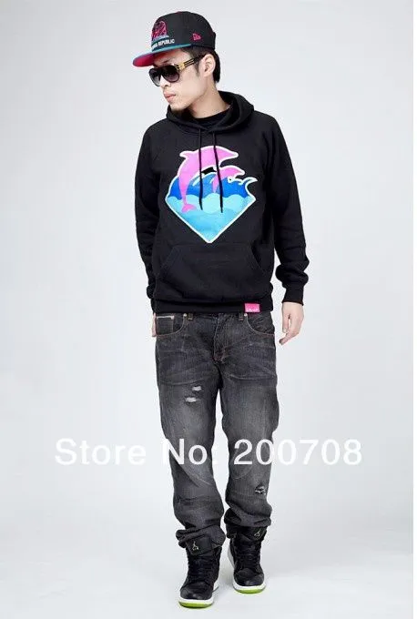 Aliexpress.com: Comprar Pink dolphin sudaderas con capucha hombres ...