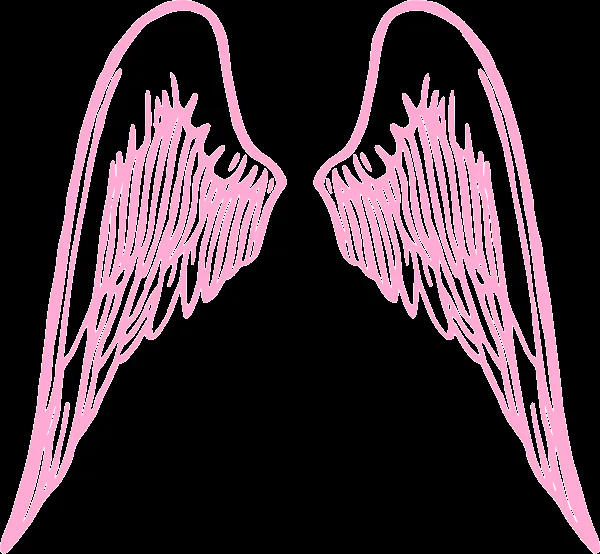 Pink Girly Wings Clip Art at Clker.com - vector clip art online ...