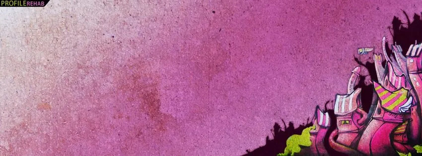 Pink Graffiti Facebook Cover