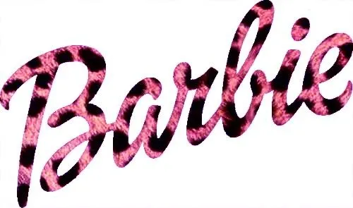 Pink Leopard Print Barbie logo ♥ | BARBIE | Pinterest