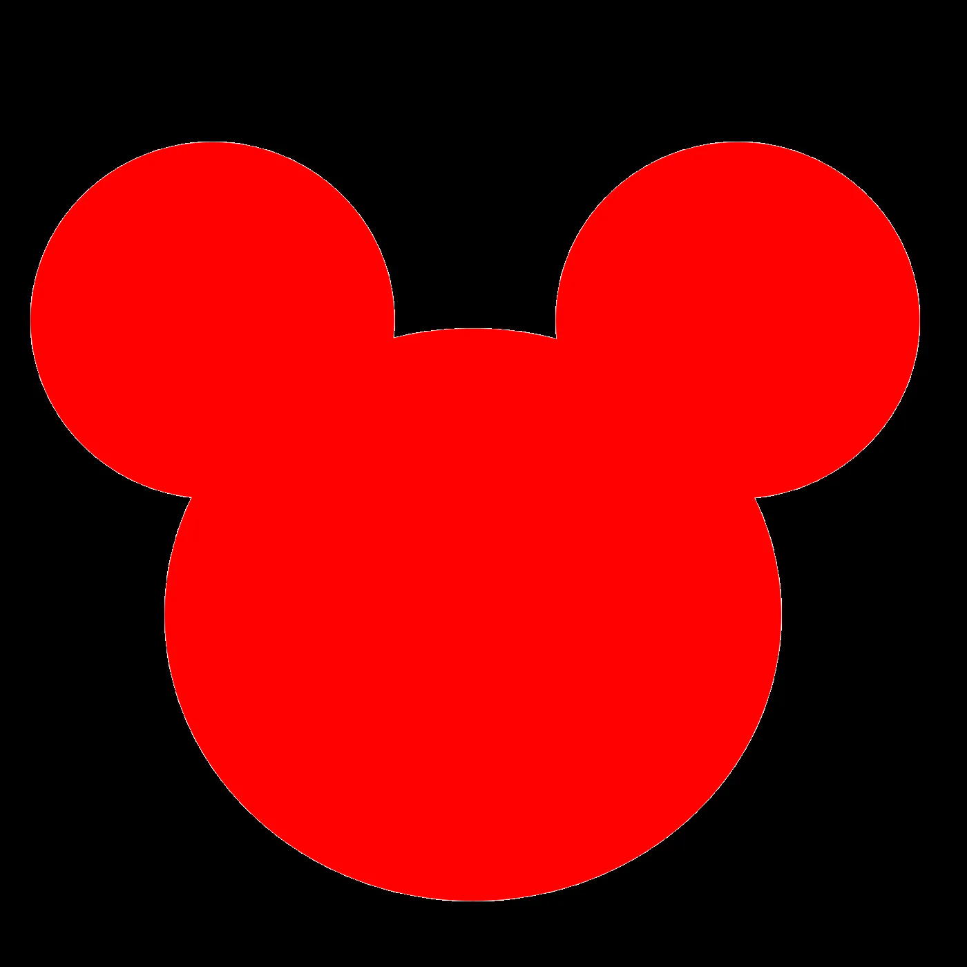 Images For > Minnie Mouse Head Clip Art